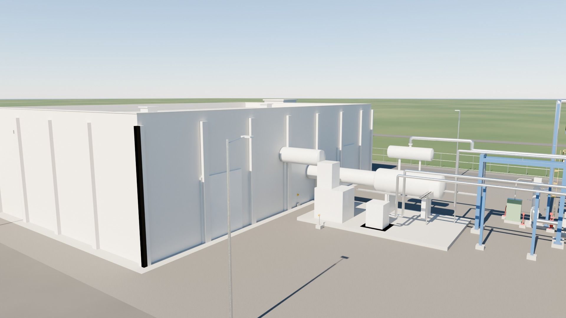 Heat storage with steam generator
